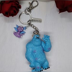 ⭐ Disney's Sulley Custom protected Charm keychain backpack charm